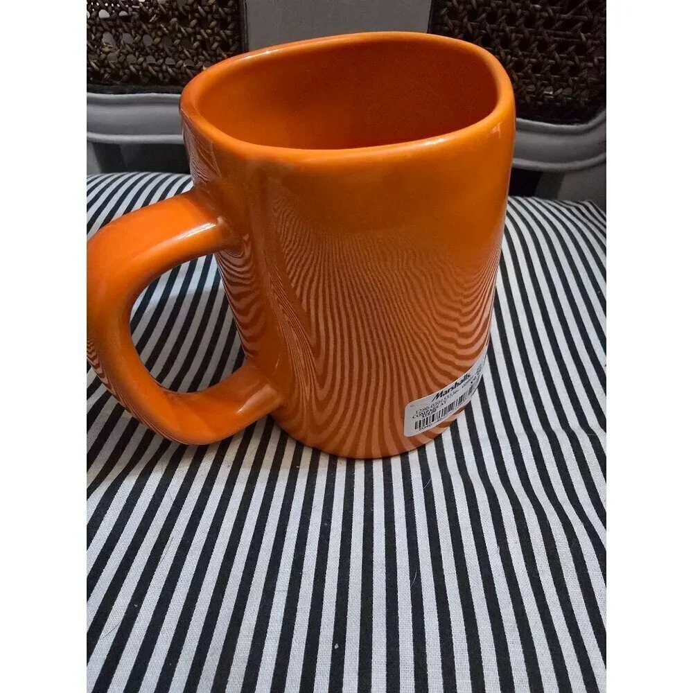 NWT Rae Dunn Halloween Orange Boo Coffee Mug